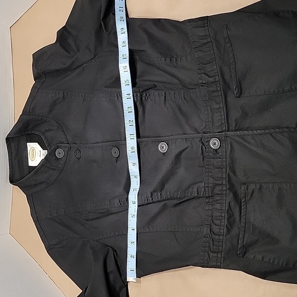 Talbots, Size 12, Black Stretch 5-Button Jacket.  Front Pockets, EUC - Picture 4 of 10